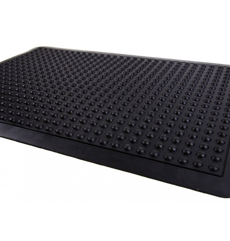 Anti – fatigue Air bubble rubber mat with safety edging 60cm x 90cm x 10mm